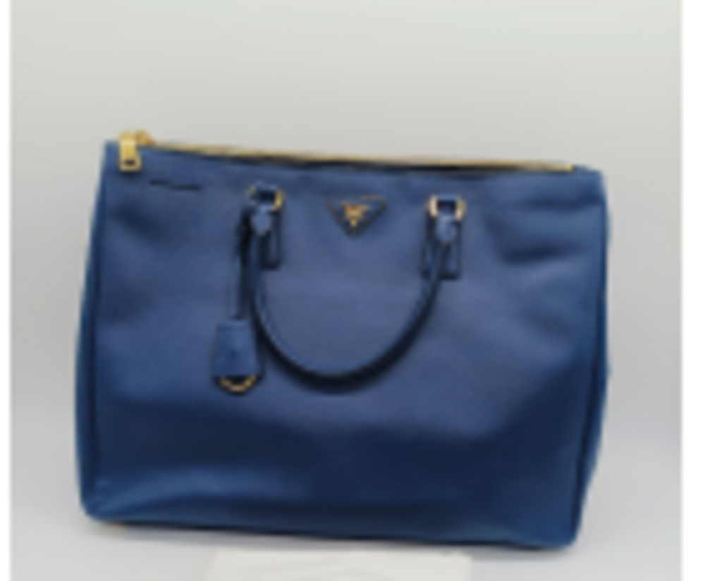 Blue Saffiano Galleria Tote
