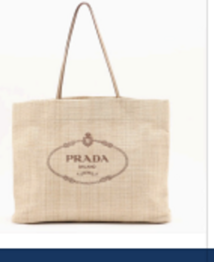 Beige Canvas Canapa Shoulder Tote