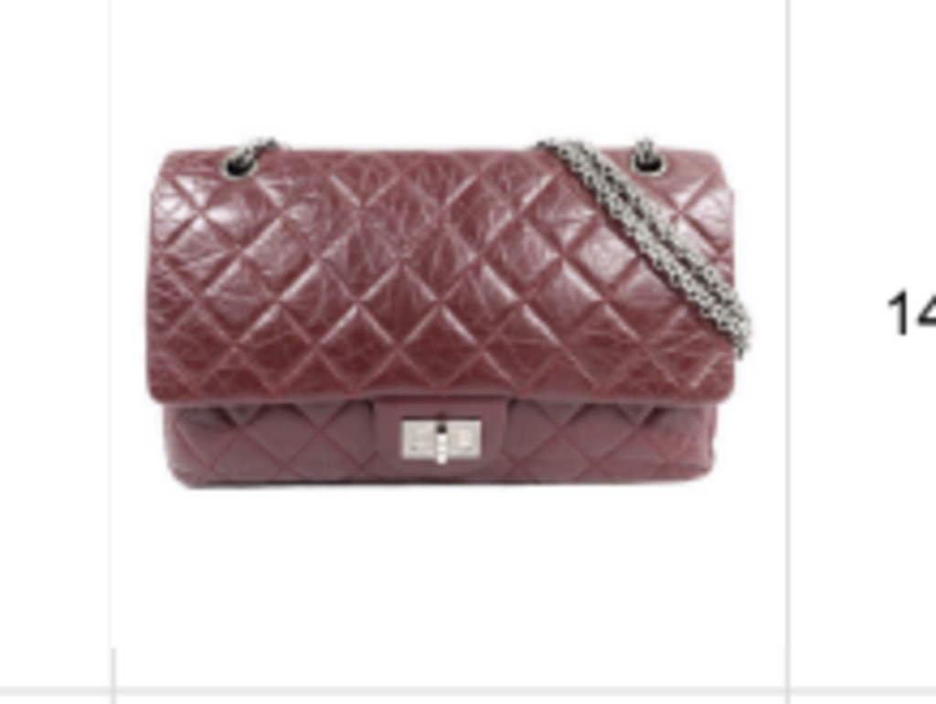 Red Leather Reissue Flap Bag