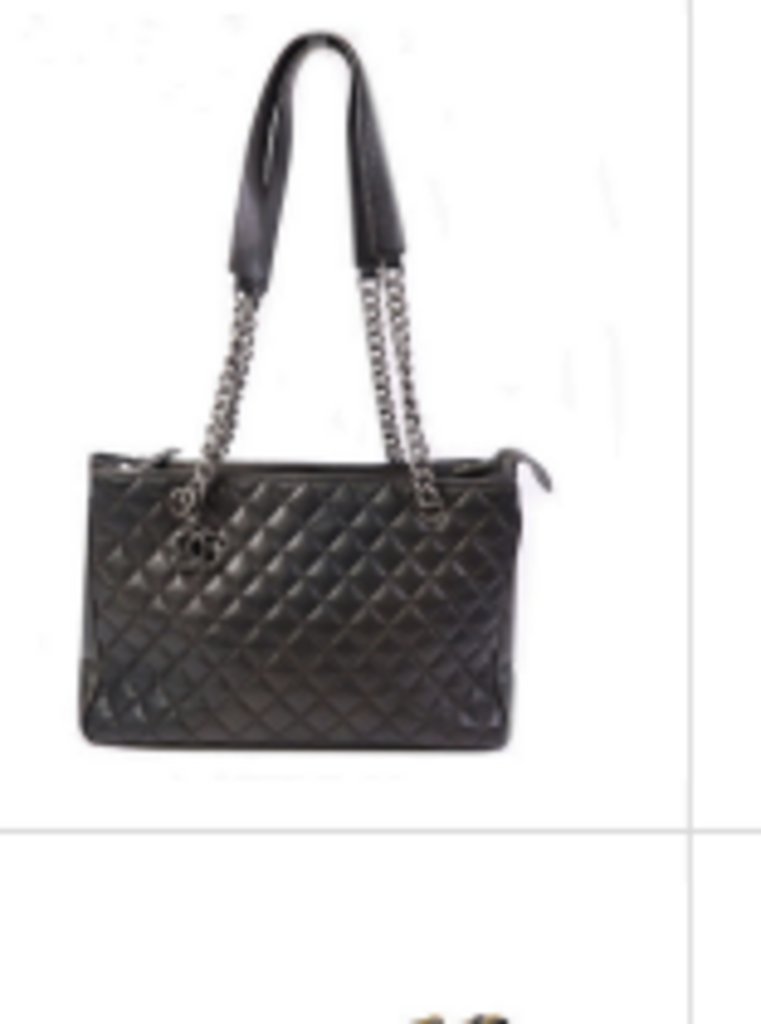 Black Patent Quilted Shoulder Bag