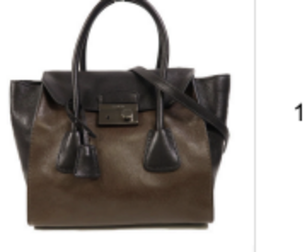 Brown Leather 2 Way Shoulder Bag
