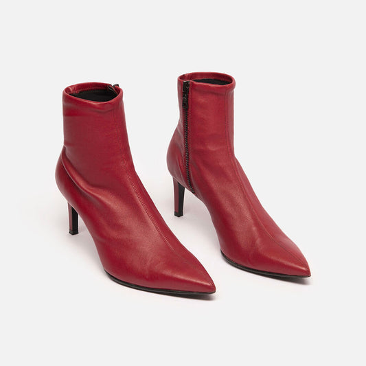Rag & Bone Red Leather Ankle Boot