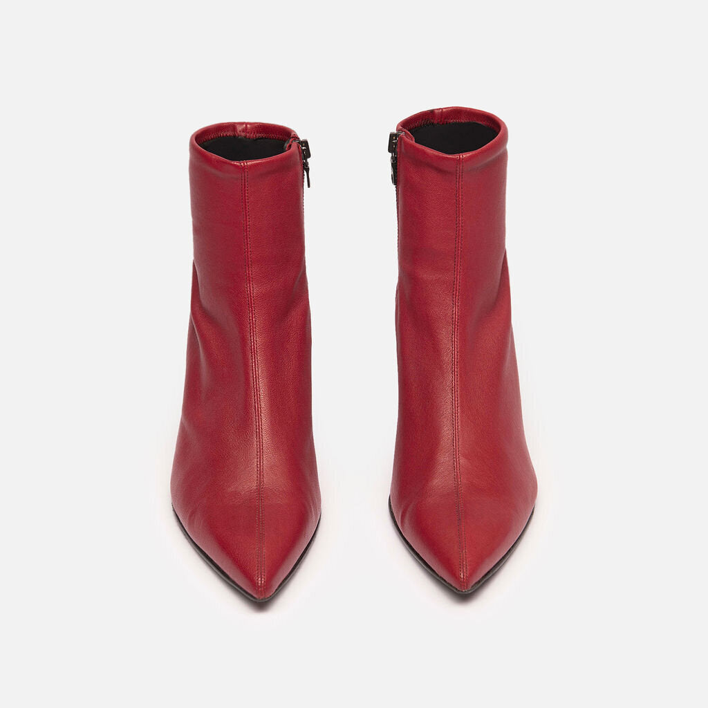 Rag & Bone Red Leather Ankle Boot