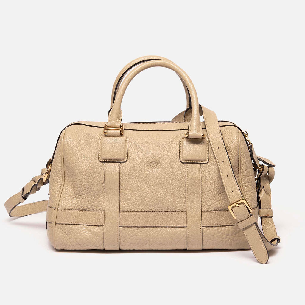 Loewe Light Beige Boston With Strap