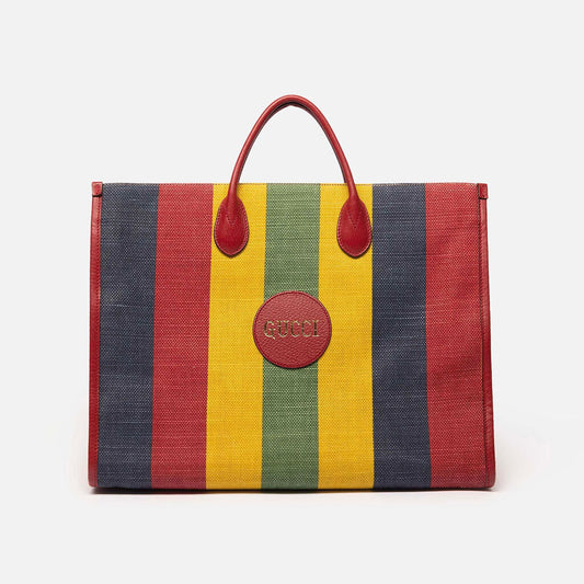 Gucci Baiadera 2Way Tote Red/Yellow/Blue