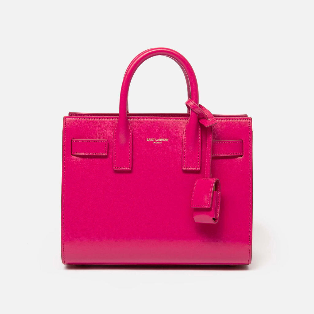 Saint Laurent Pink Sac de Jour Tote