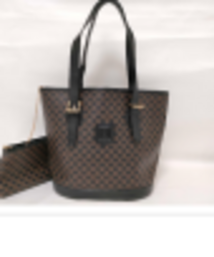 Black Macadam Tote Bag