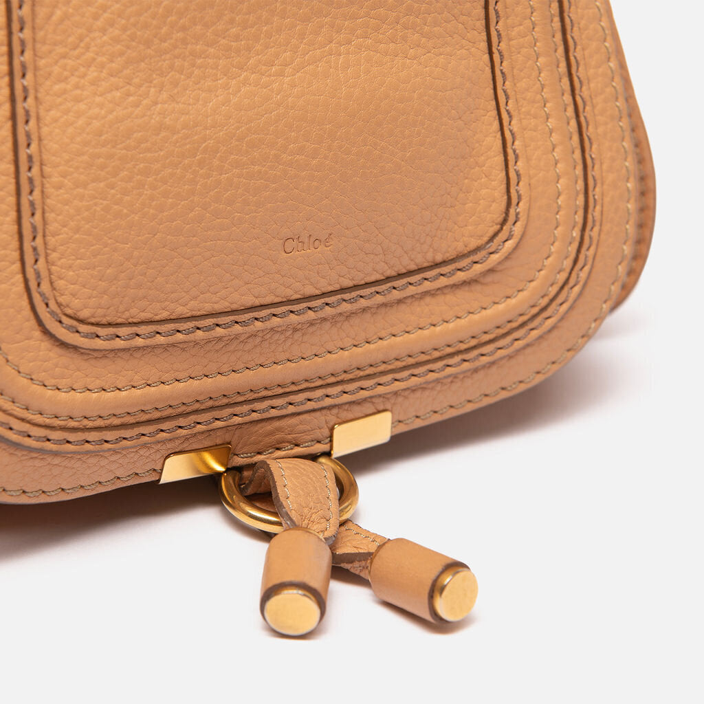 Chloe Tan Leather Marcie Bag