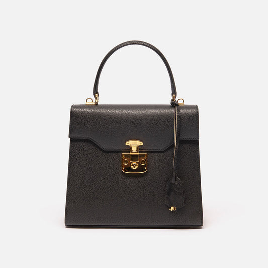 Gucci Vintage Black Top Handle Bag