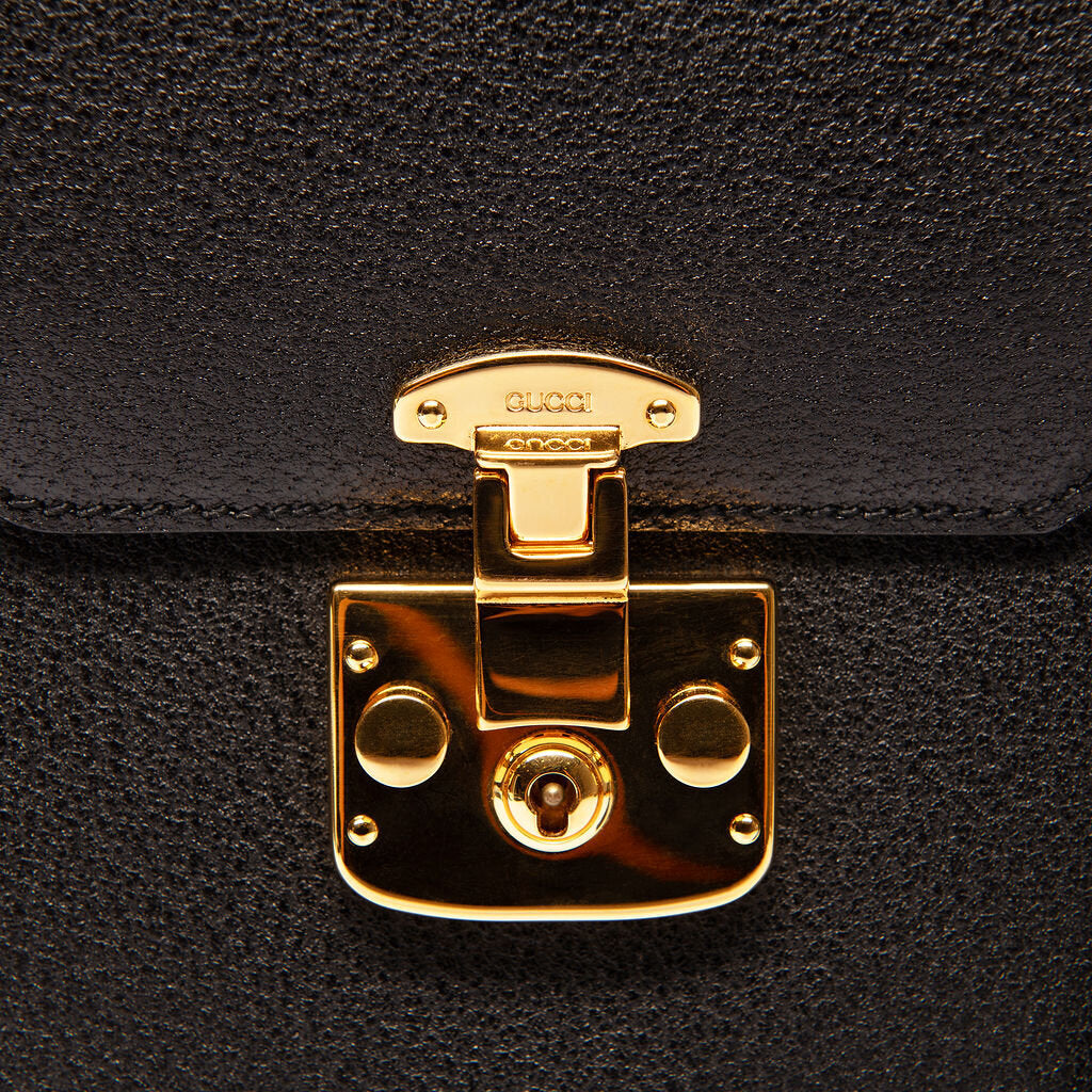 Gucci Vintage Black Top Handle Bag