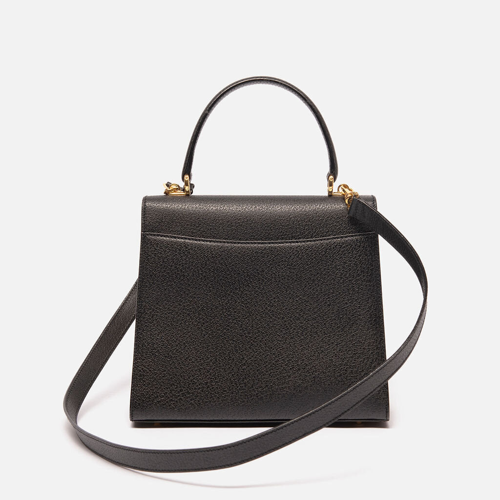 Gucci Vintage Black Top Handle Bag
