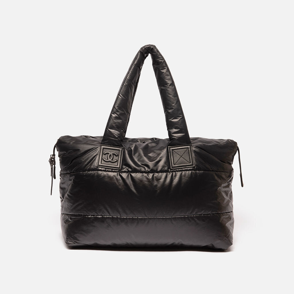 Chanel Black Nylon Cocoon Tote