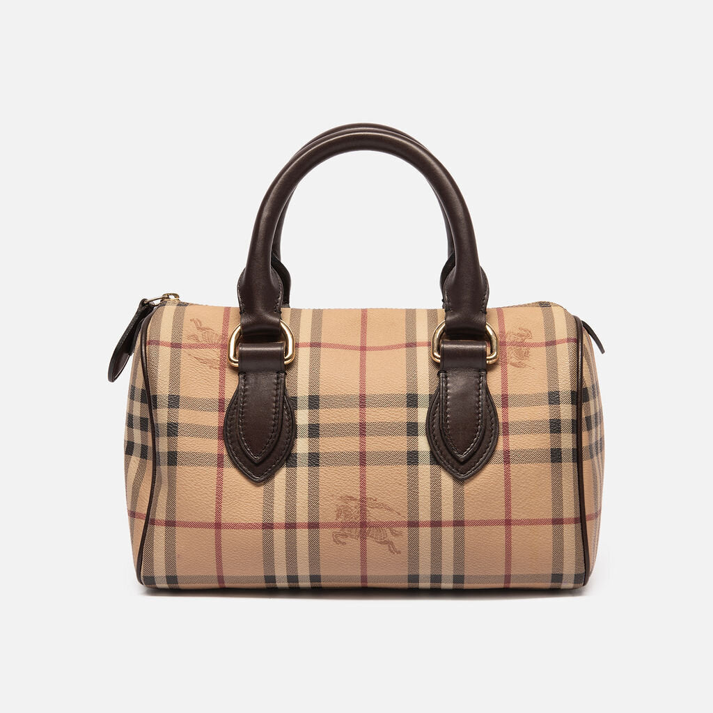 Burberry Novacheck Boston Bag