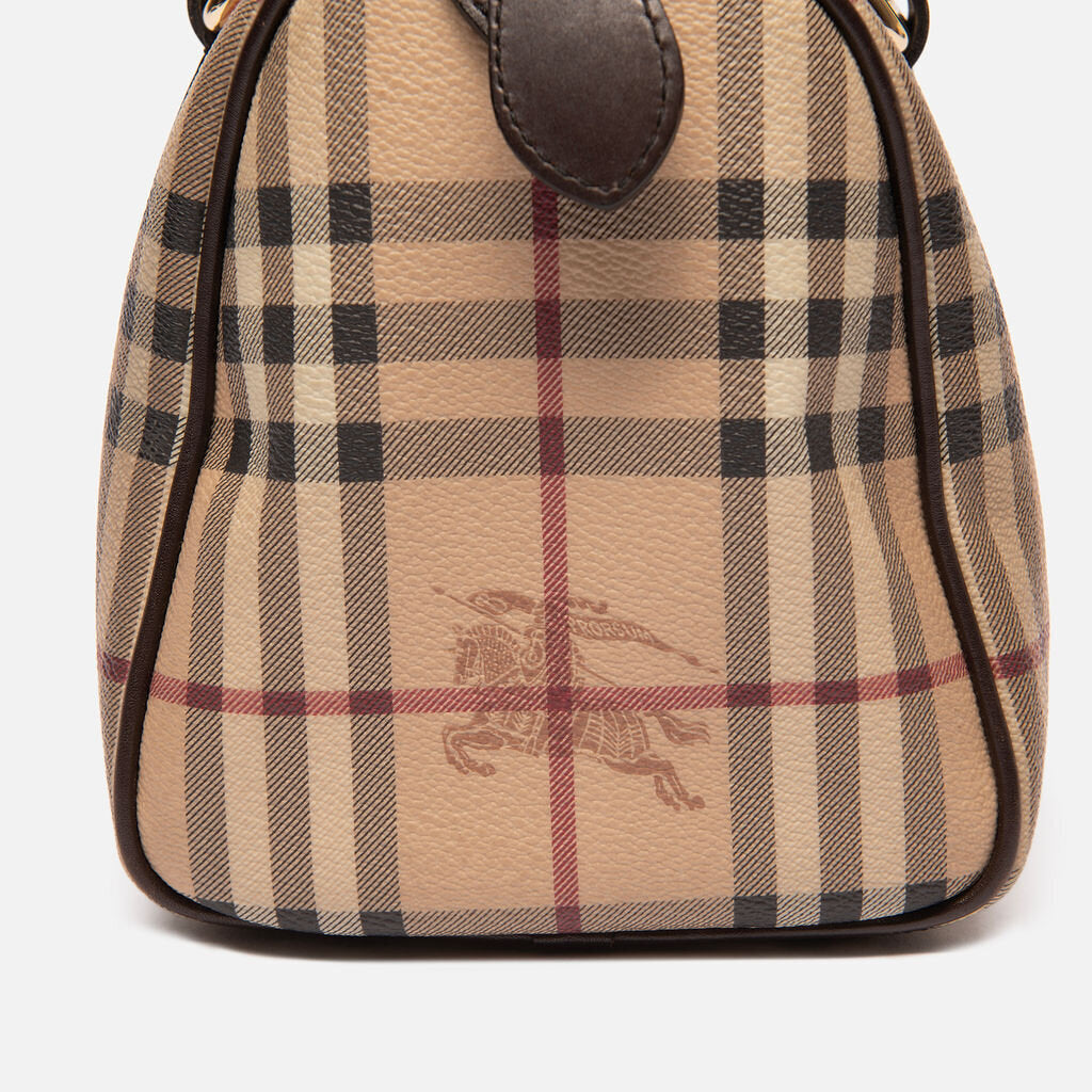 Burberry Novacheck Boston Bag