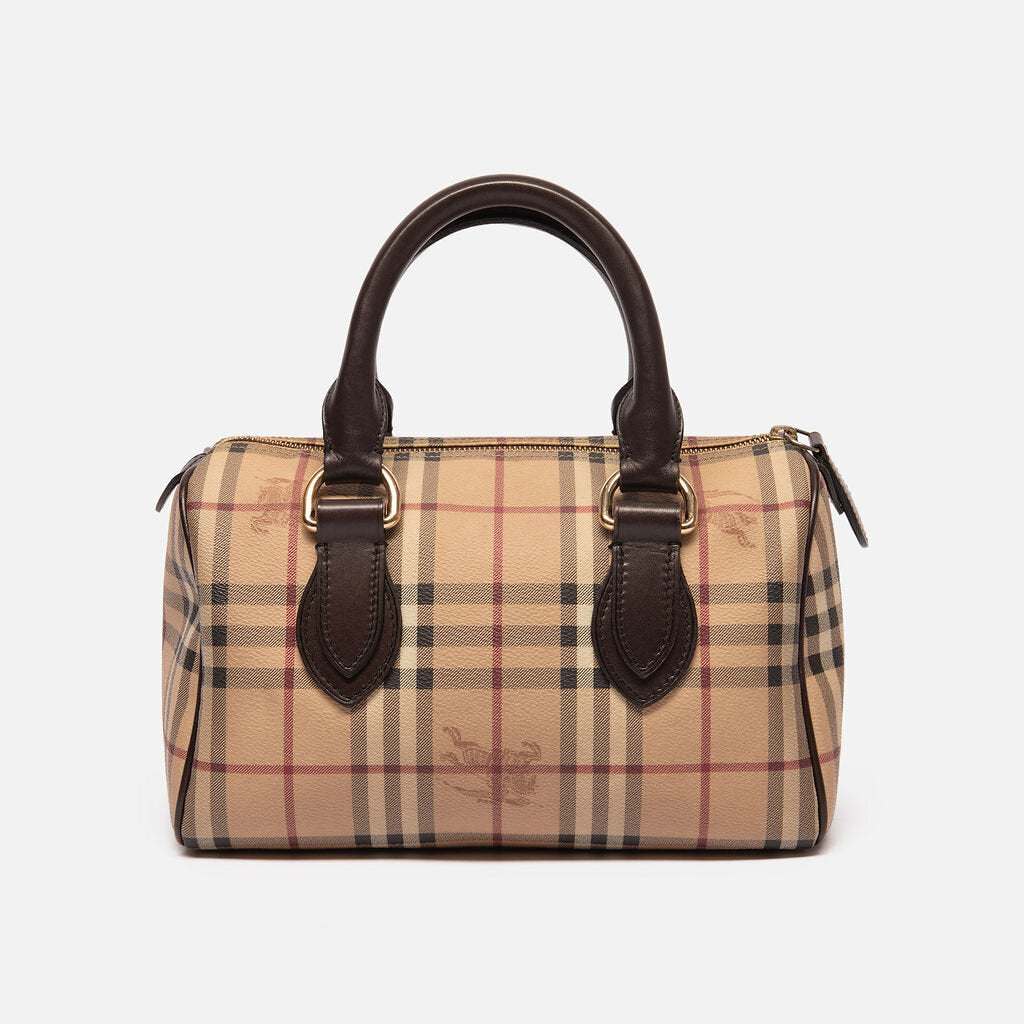 Burberry Novacheck Boston Bag