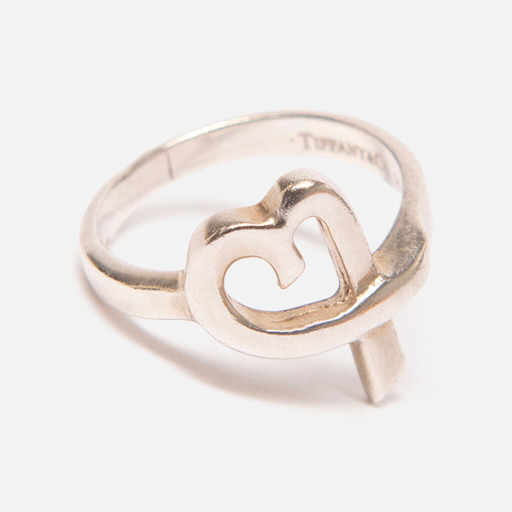 Tiffany & Co Sterling Silver Paloma Picasso Heart Ring