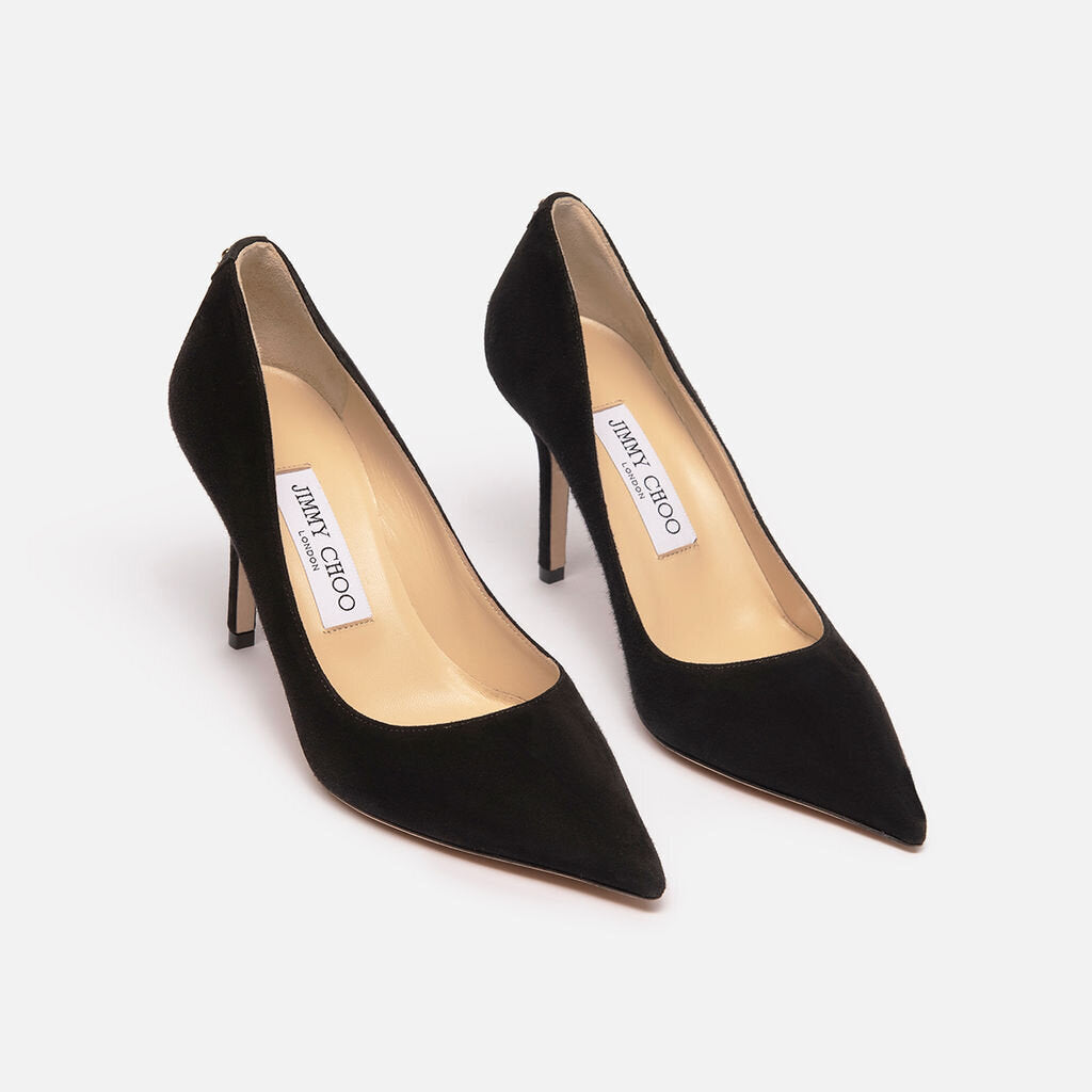 Jimmy Choo Black Suede Pumps