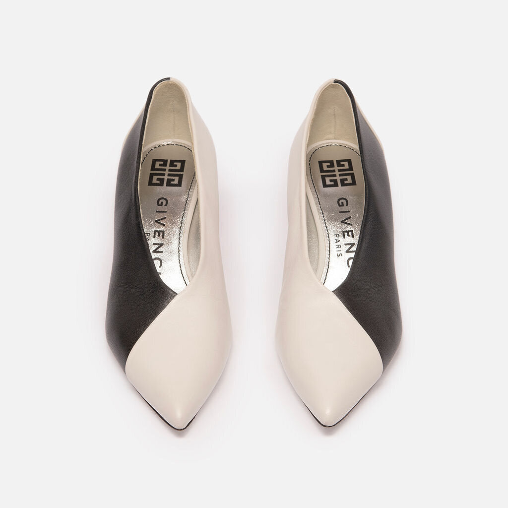 Givenchy Black & White Point Toe Pump