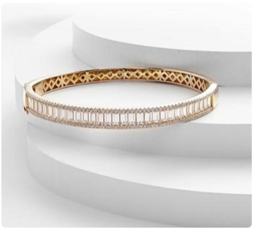 Grace Baguette Bangle - YG