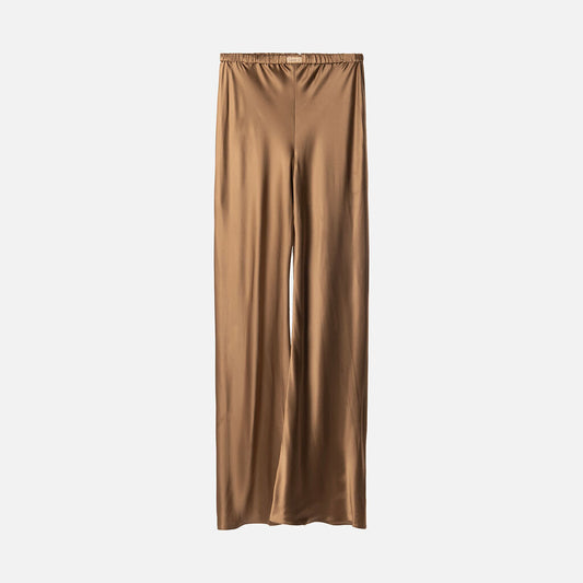 Comme Si Brown Satin Pants