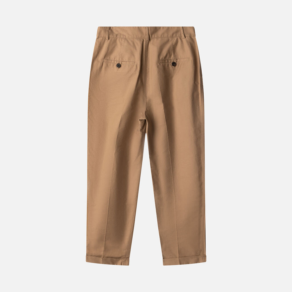 Christian Dior Khaki Cotton Blend Tapered Pants