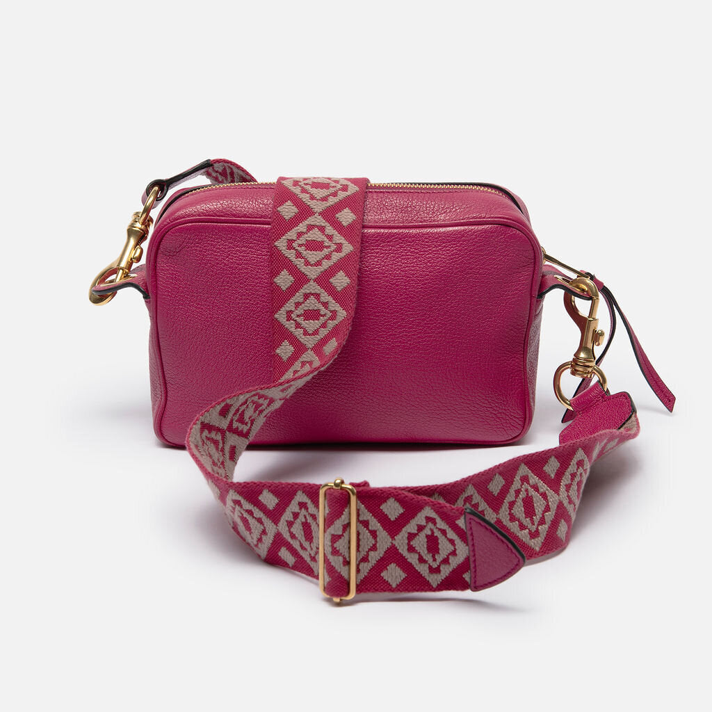 Miu Miu Hot Leather Pink Camera Bag