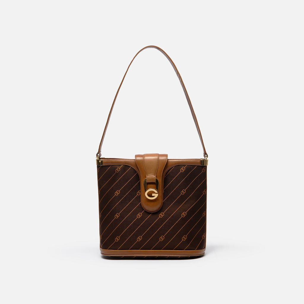 Gucci Brown Suede 'Shooting Star' Bag