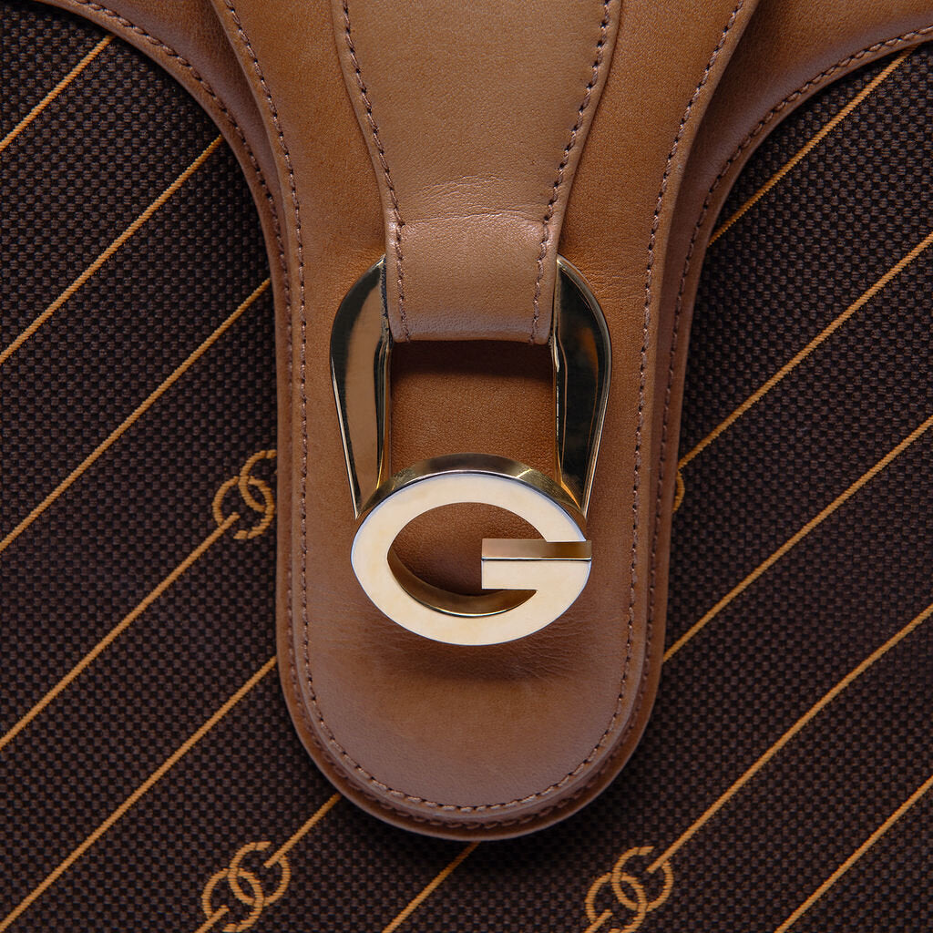 Gucci Brown Suede 'Shooting Star' Bag
