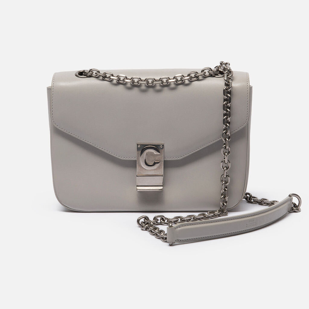 Celine Light Grey Boxcalf Crossbody