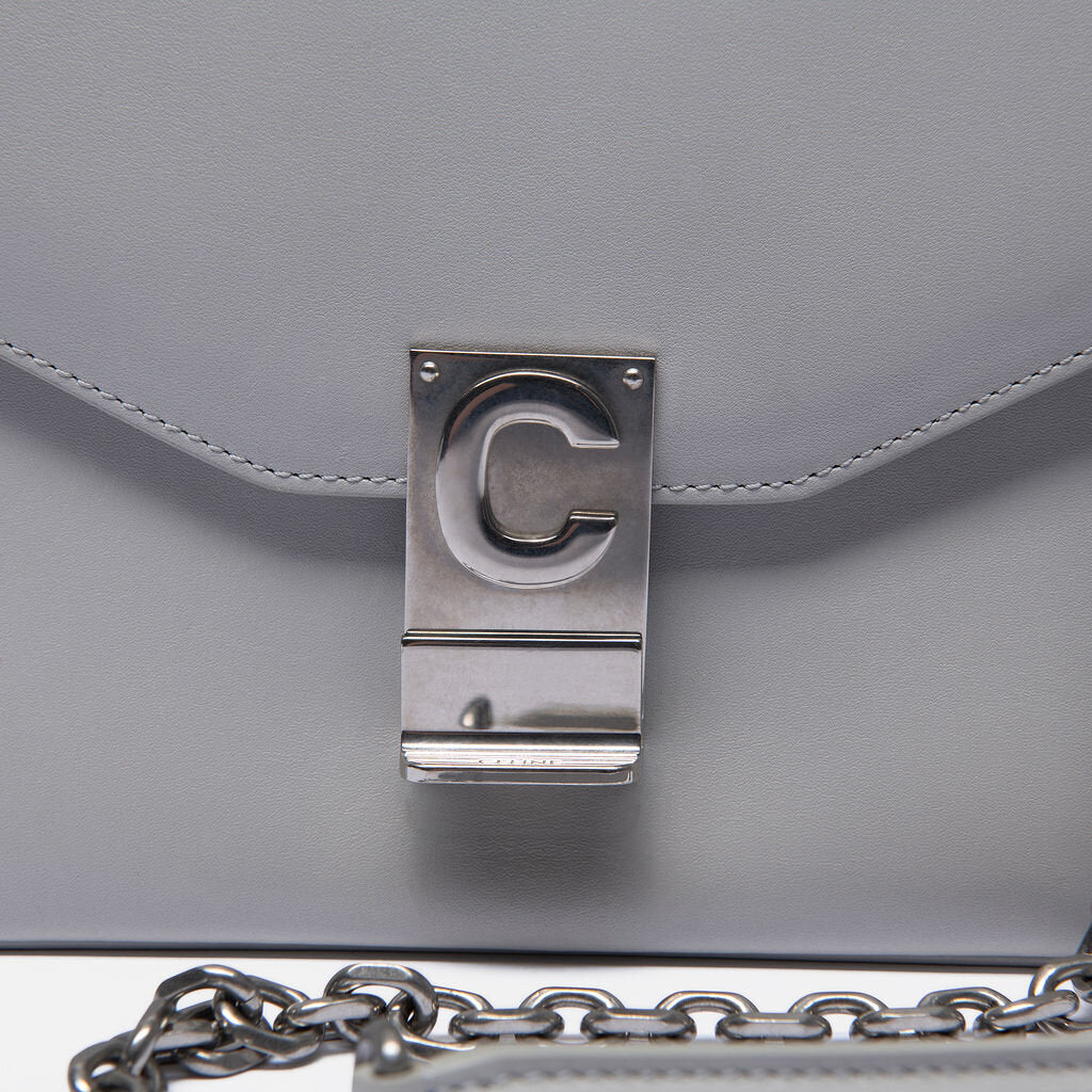 Celine Light Grey Boxcalf Crossbody