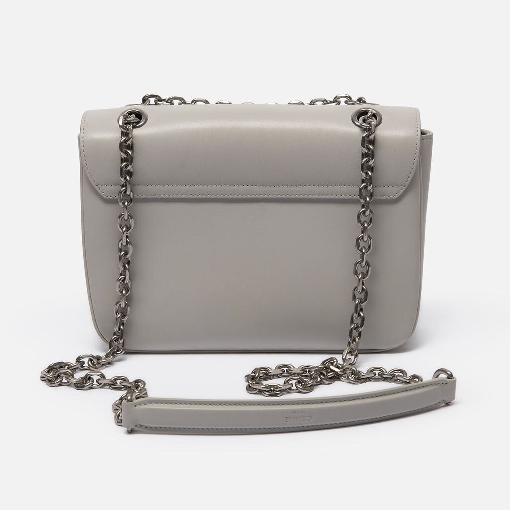 Celine Light Grey Boxcalf Crossbody