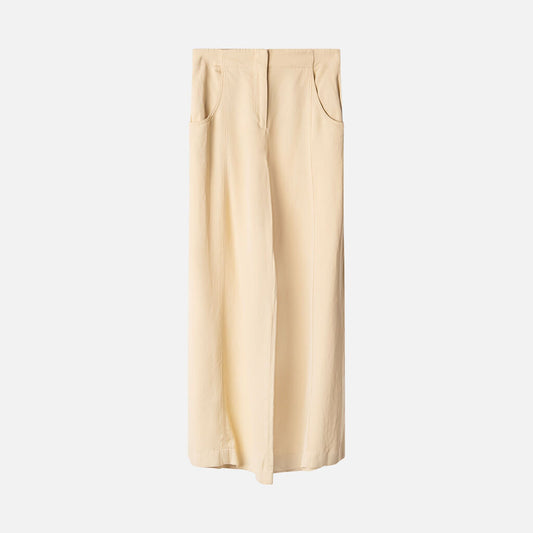 TWP Beige Wide Leg Pant