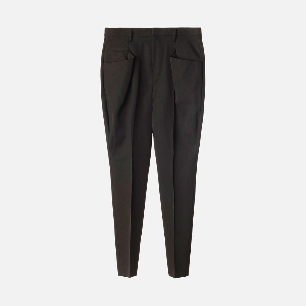 Isabel Marant Black Wool Trouser Slim Leg