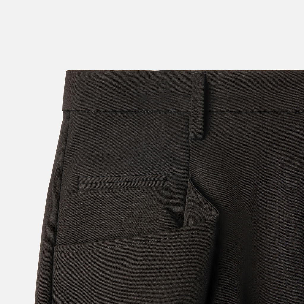 Isabel Marant Black Wool Trouser Slim Leg