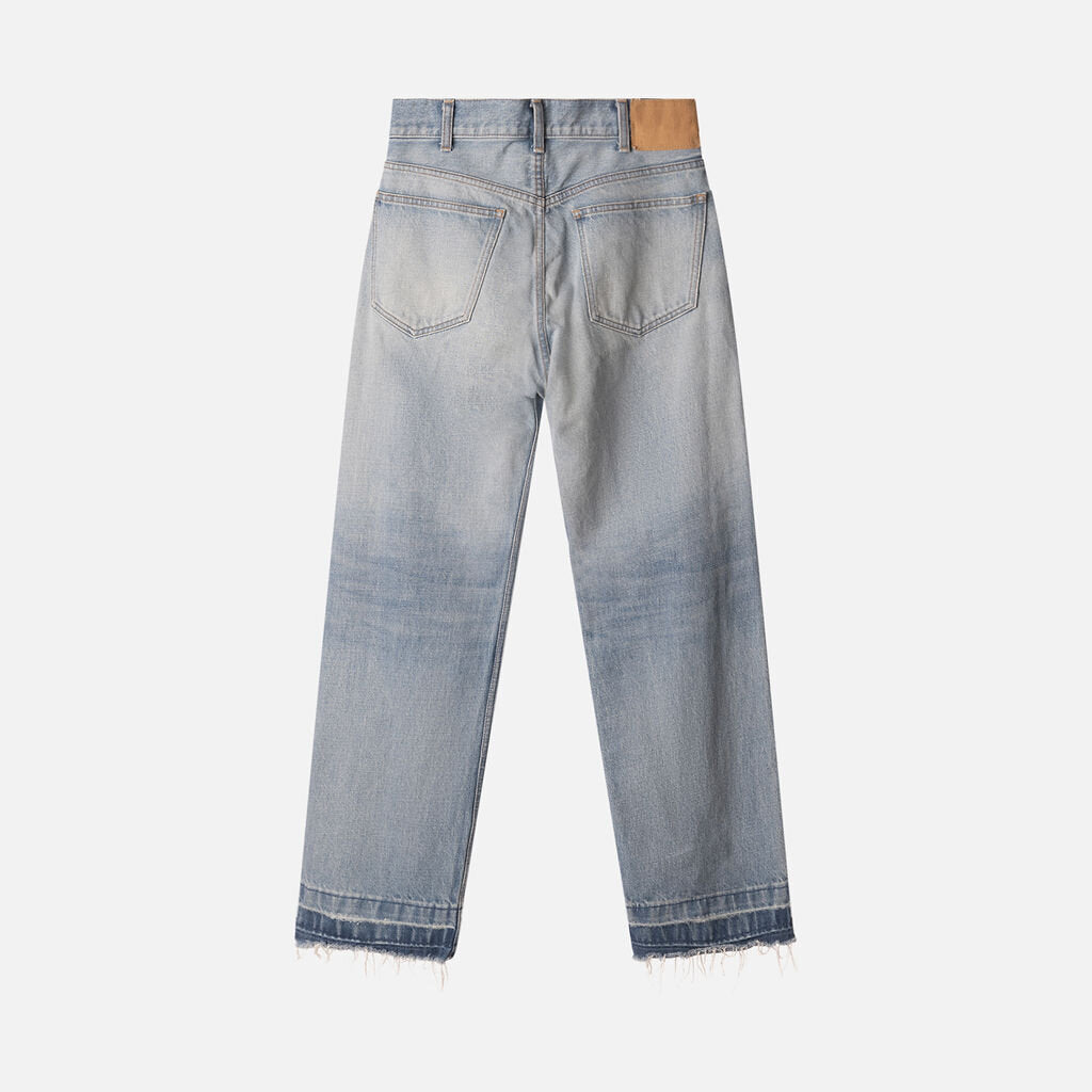 Celine Medium Wash Straight Leg Jean