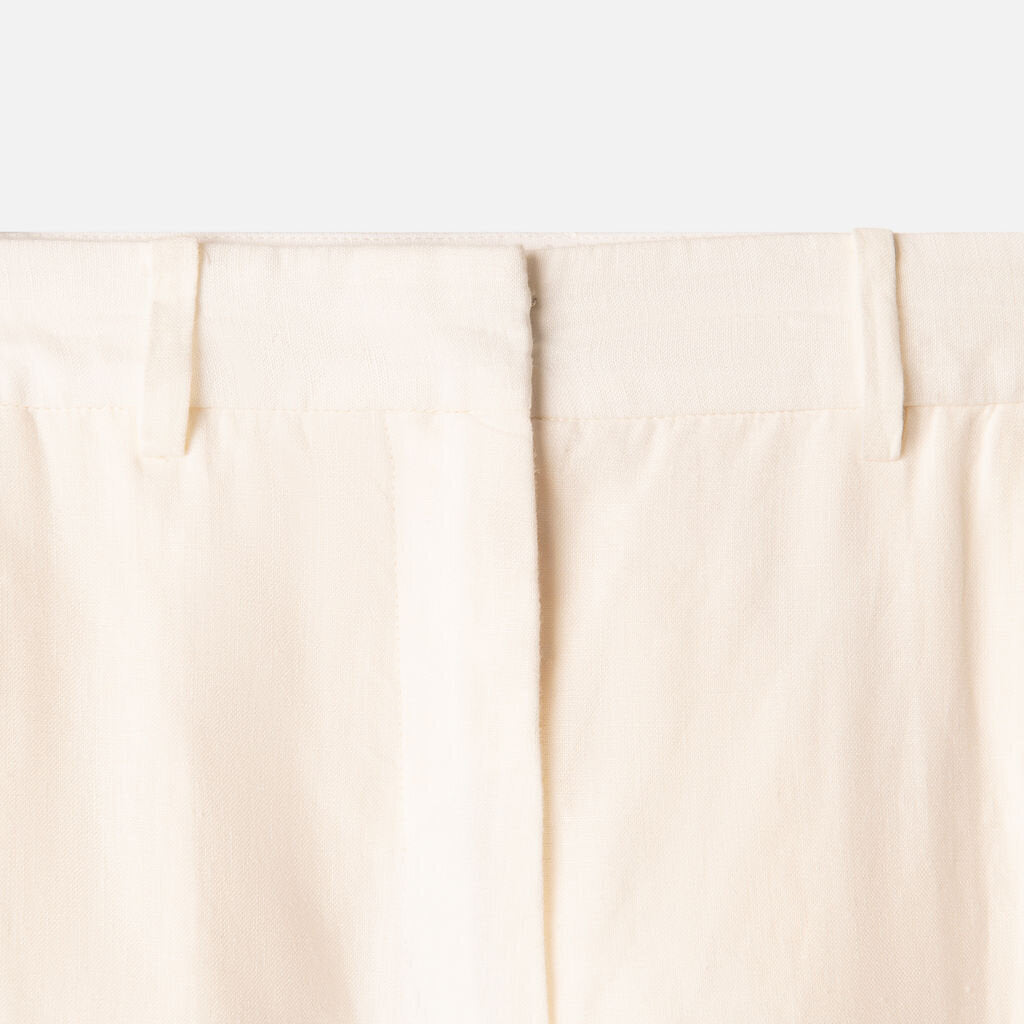 Aftersee White Linen Pant