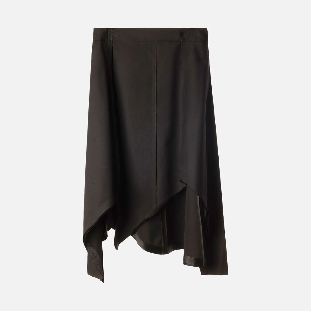 Jason Wu Collection Black Wool Midi Skirt