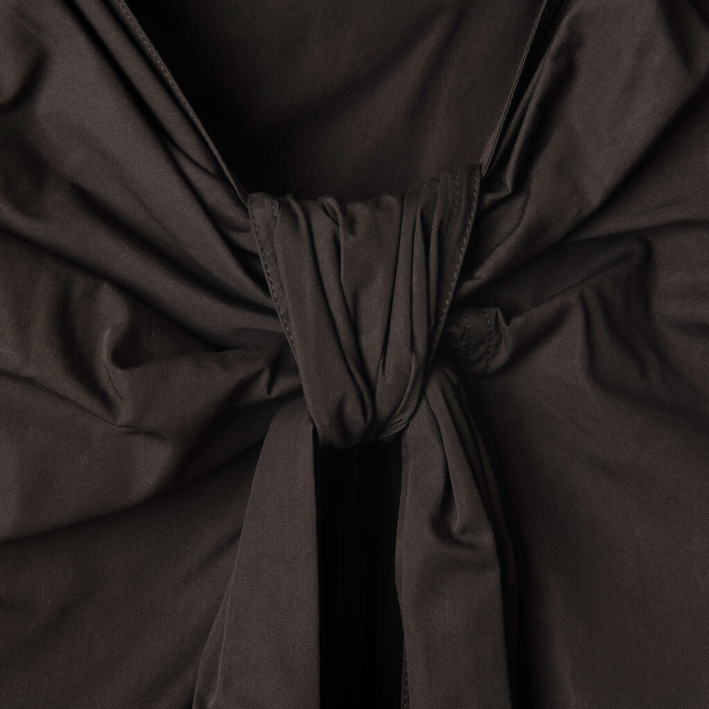 Bottega Veneta Black Cotton Knot Skirt