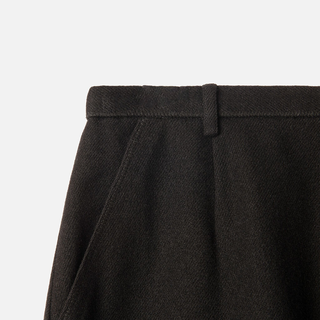 J. Crew Black Wool Mini Skirt