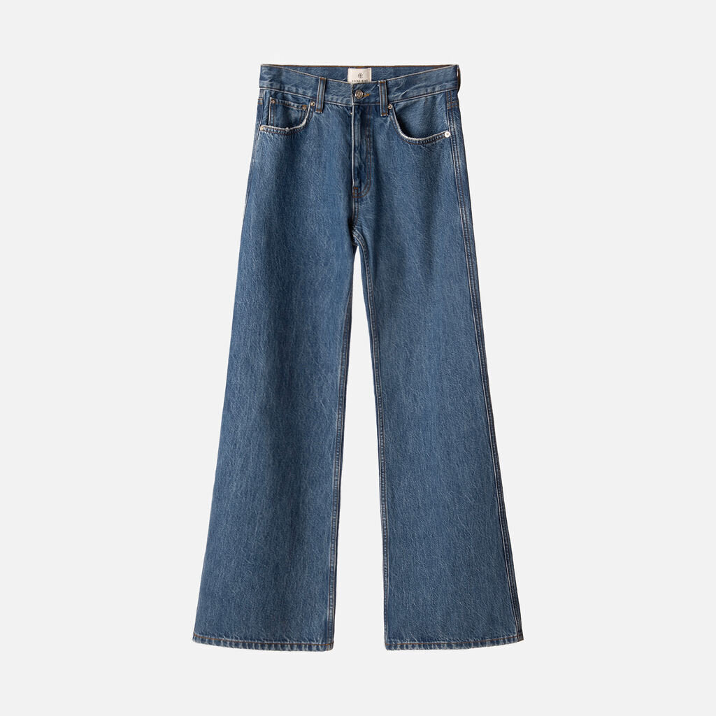 Anine Bing Flare Blue Jeans