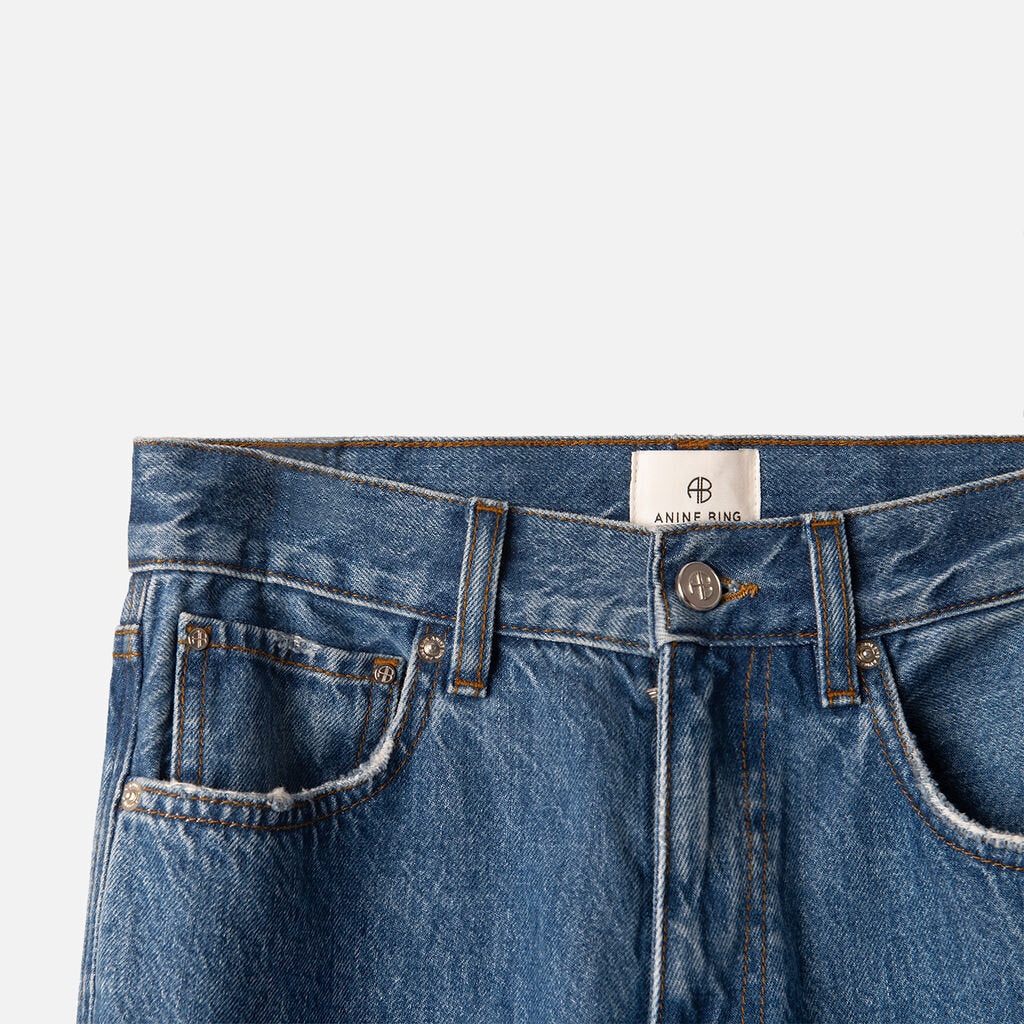 Anine Bing Flare Blue Jeans