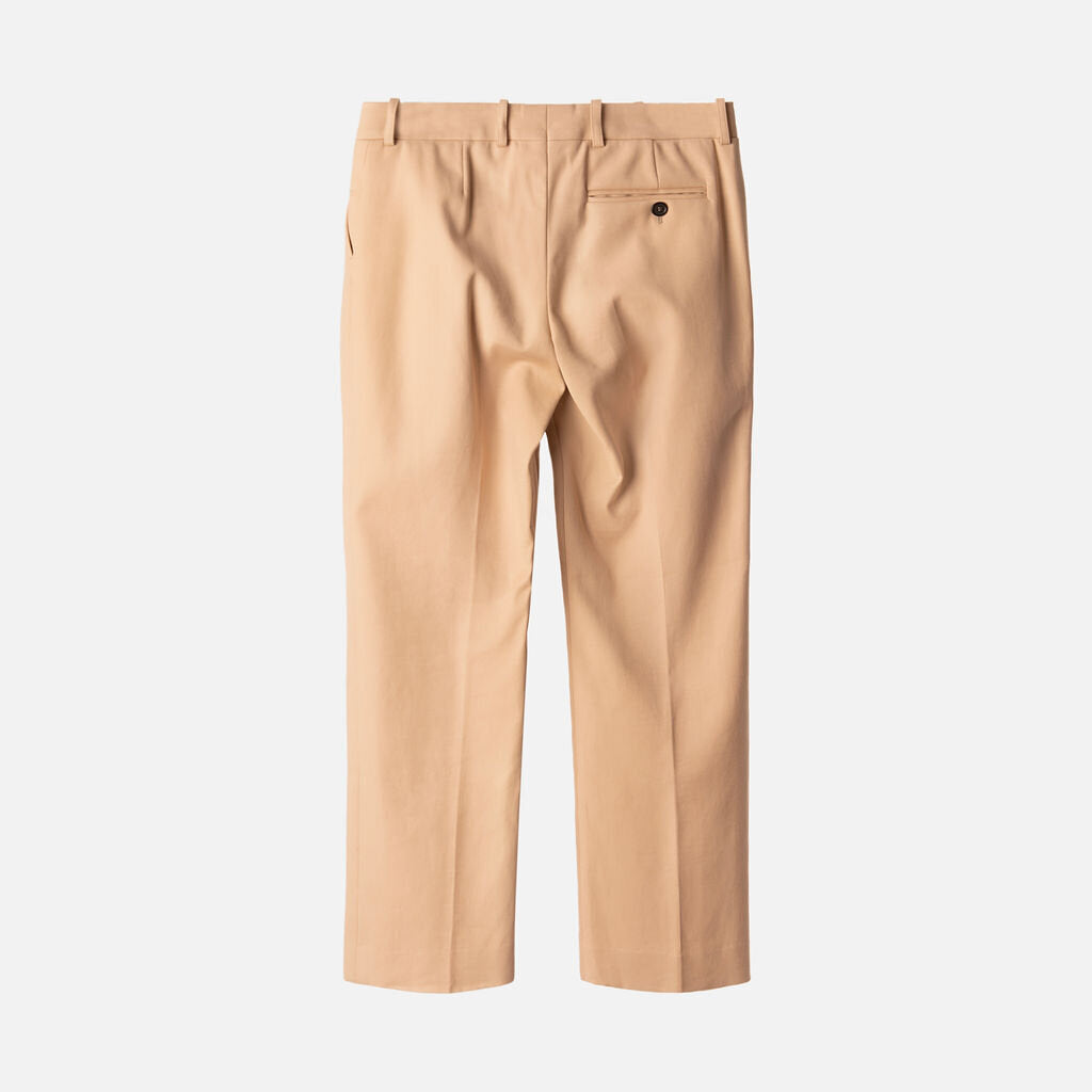 Celine Beige Cotton Tailored Trousered Pants