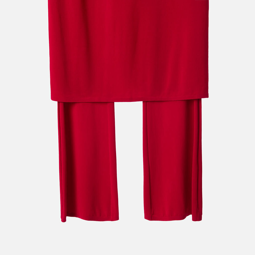 Alaia Hot Pink Viscose Skirt Pants