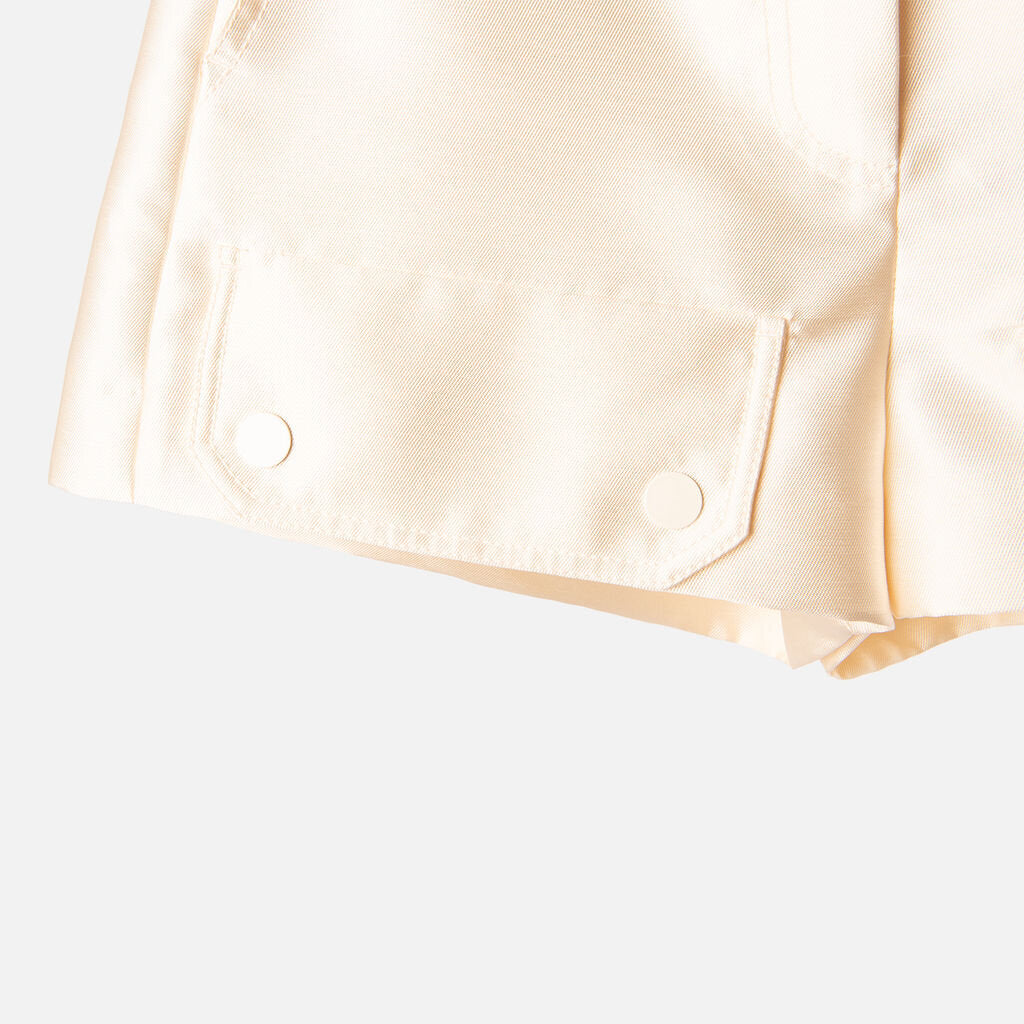 Sandro Cream Poly Short