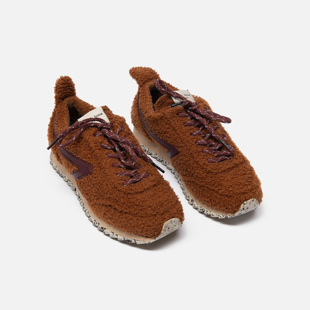 Rag & Bone Brown Shearling Sneakers