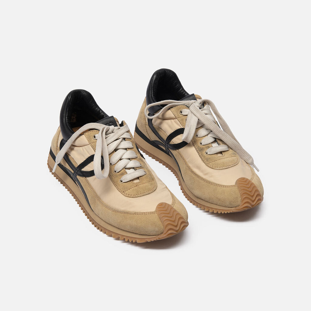 Loewe Tan Nylon Sneakers