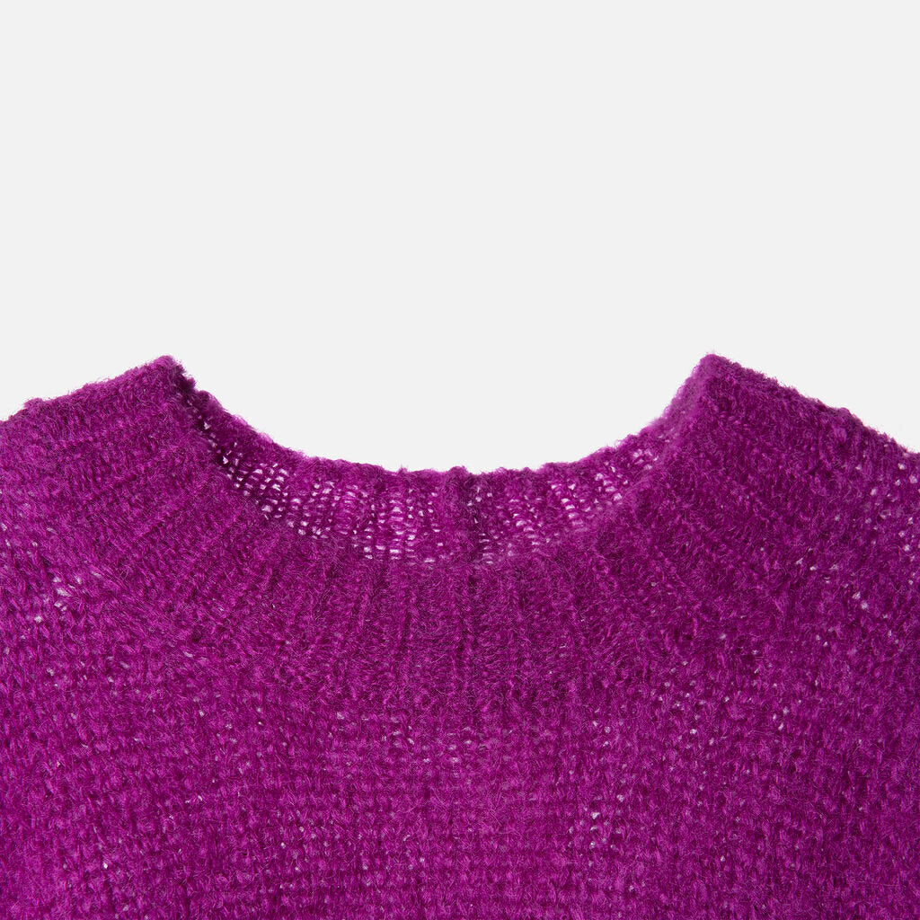 Isabel Marant Purple Mohair Blend Sweater