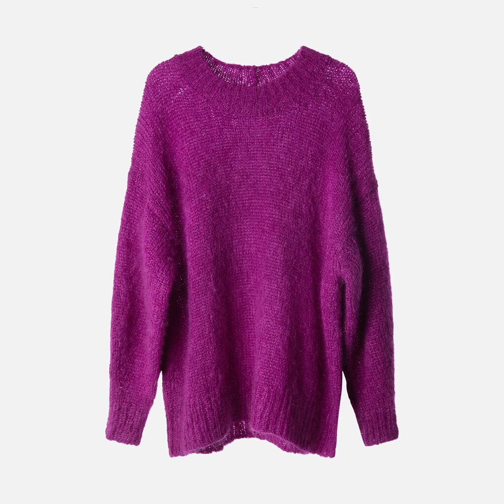 Isabel Marant Purple Mohair Blend Sweater