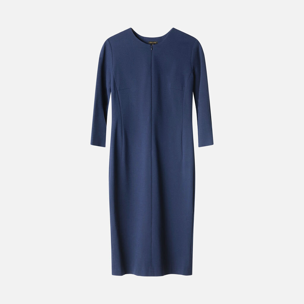 Escada Navy Acetate Dress