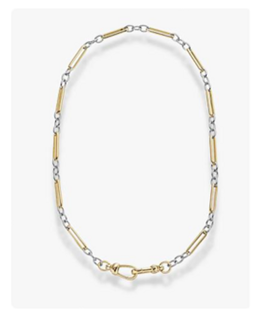Liam Watch Chain Necklace | Mixed metal